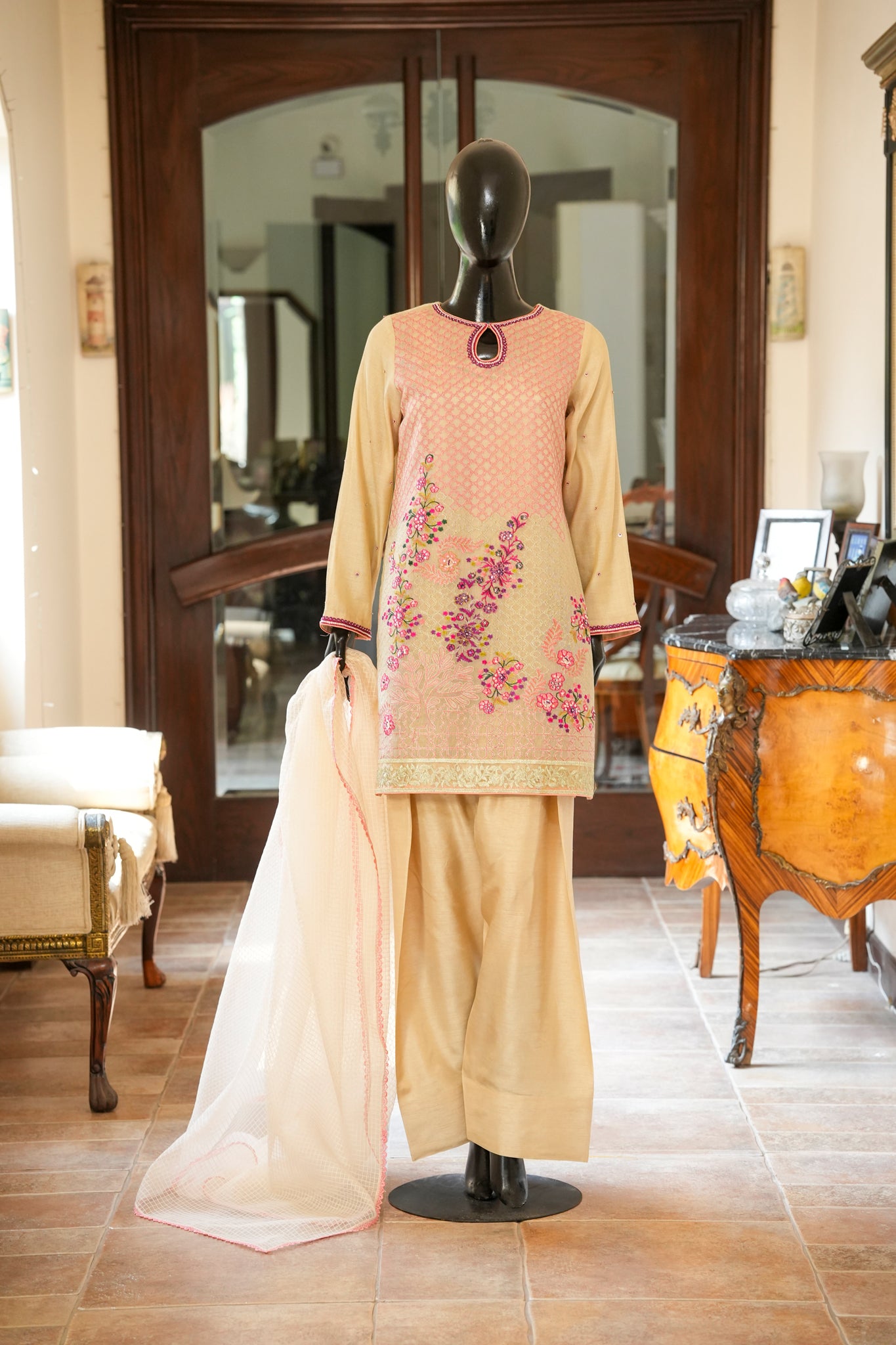 Beige Floral