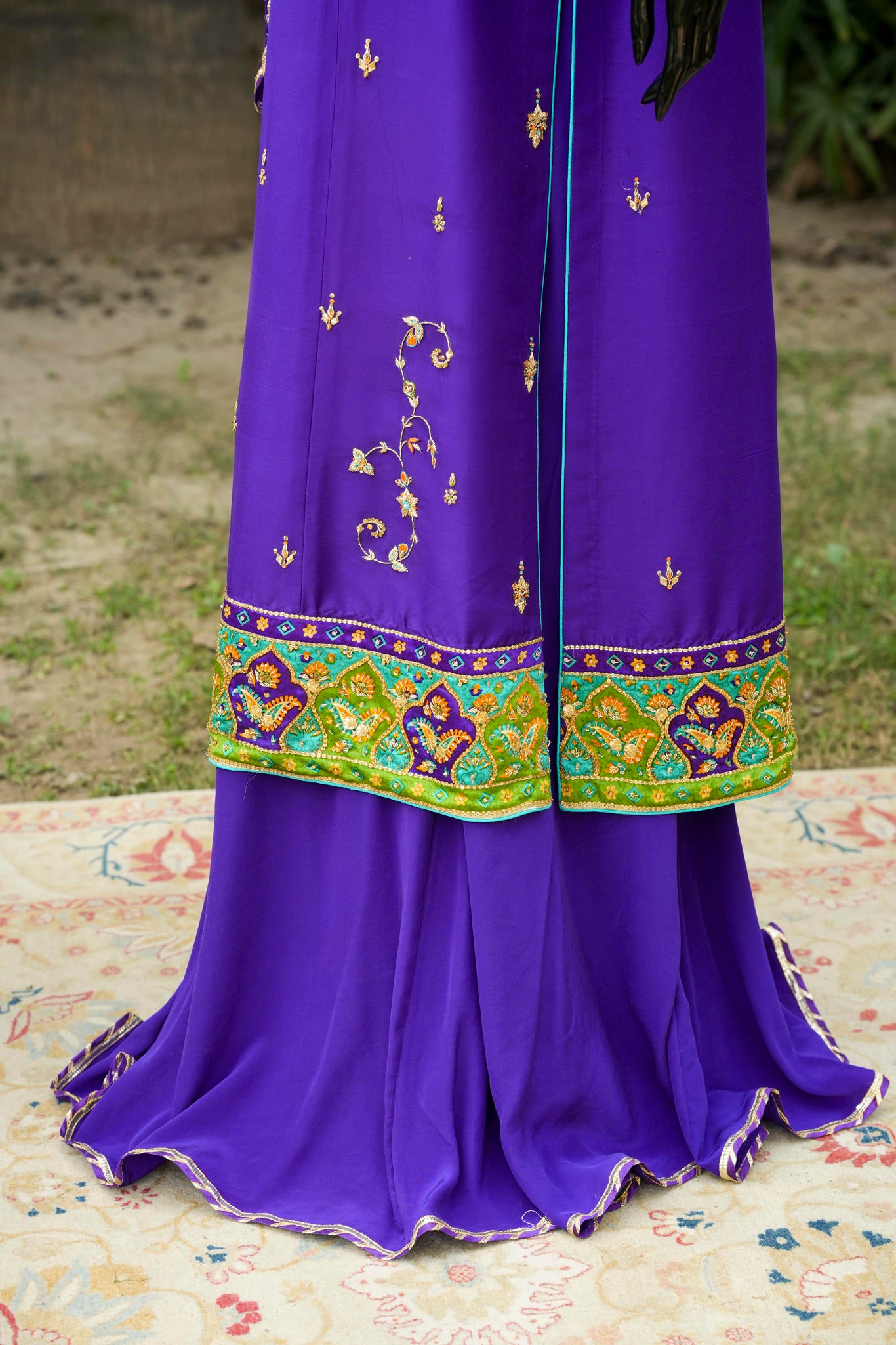 Mauve Chunri Dupatta